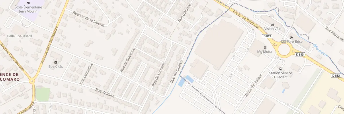 Plan du 34 Rue de Lorraine à Boé
