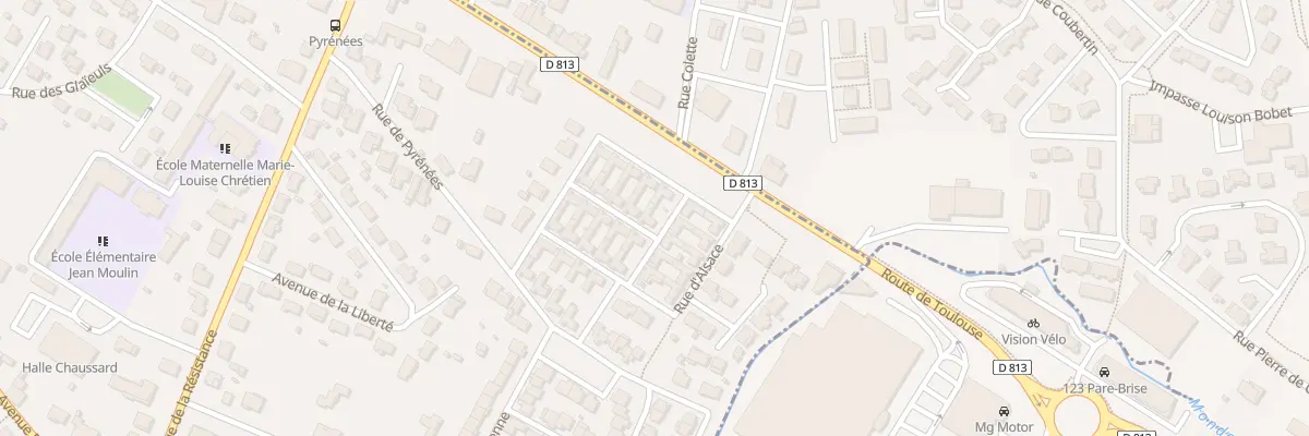Plan du 9 Rue de Provence à Boé