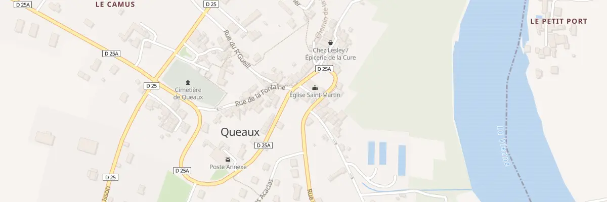 Plan du 9000 Pl de la Liberté à Queaux