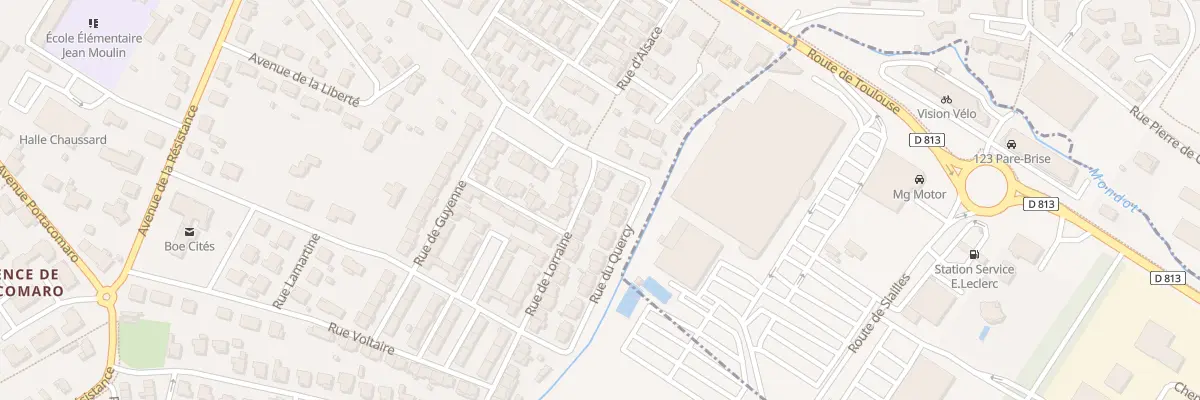Plan du 36 Rue de Lorraine à Boé