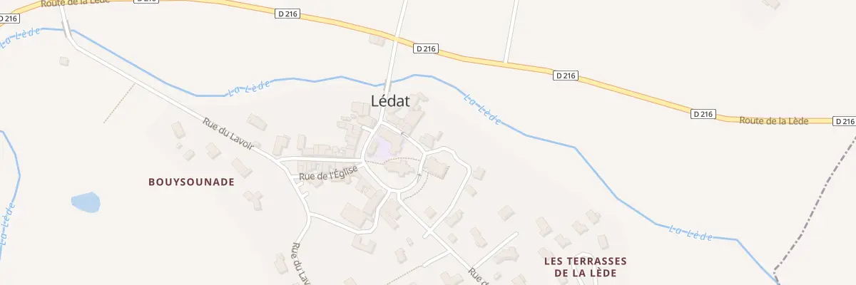 Plan du 70 Rue de l’École à Lédat