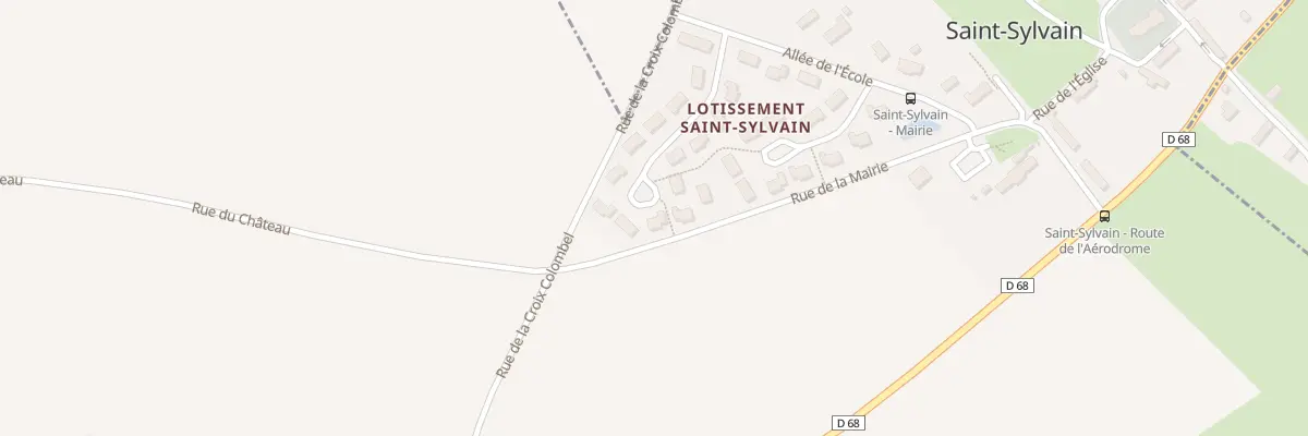 Plan du 9 Res du Calvaire à Saint-Sylvain