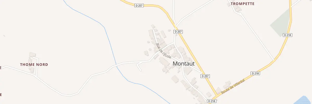 Plan du 87 Rue de l’Ecole à Montaut