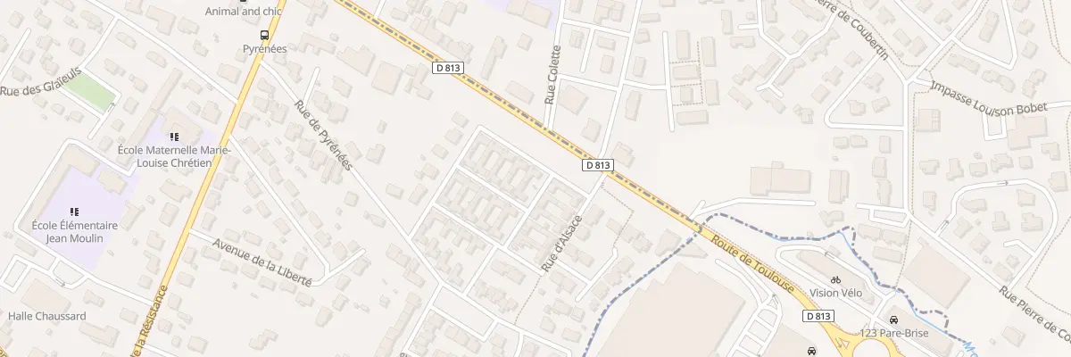 Plan du 12 Rue de Gascogne à Boé