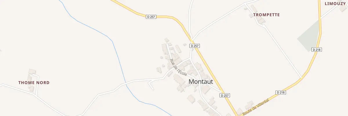 Plan du 116 Rue de l’Ecole à Montaut