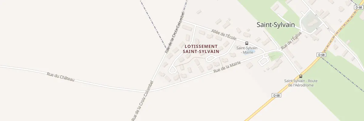 Plan du 13 Res du Calvaire à Saint-Sylvain
