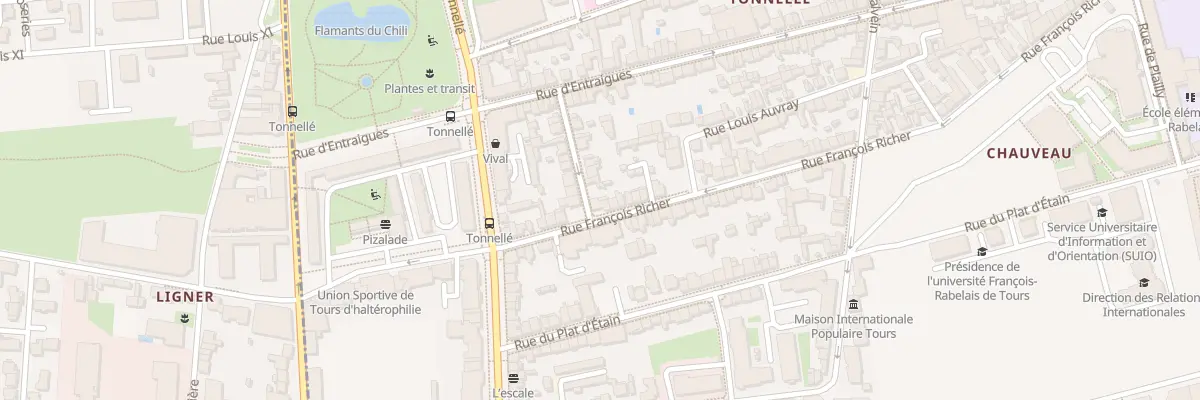 Plan du 151 Rue François Richer à Tours