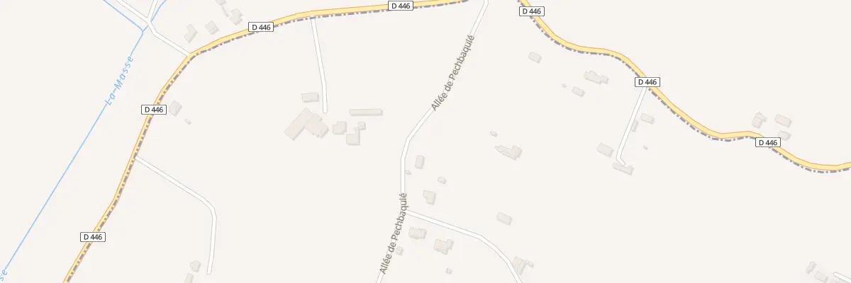 Plan du 236 All de Pechbaquié à Pujols