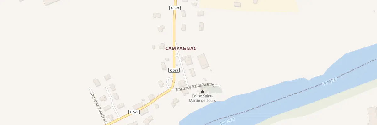 Plan du 51 Che du Lot à Lédat