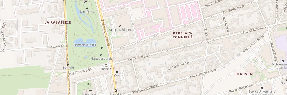 Plan du 333 Rue d’Entraigues à Tours