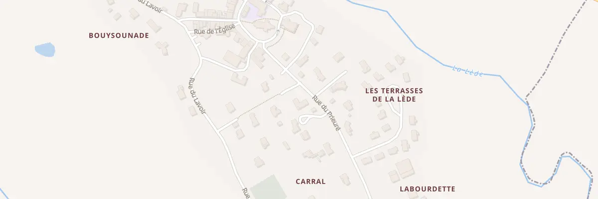 Plan du 310 Rue du Prieuré à Lédat