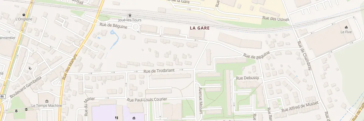 Plan du 46 Rue de Trotbriand à Joué-lès-Tours