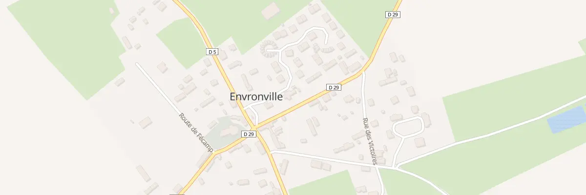 Plan du 73 Rte du Vert Buisson à Envronville