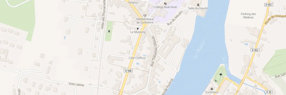 Plan du 23 Rue Theophile Gibouin à Confolens