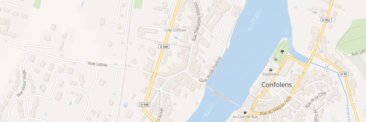 Plan du 3 Rue Theophile Gibouin à Confolens