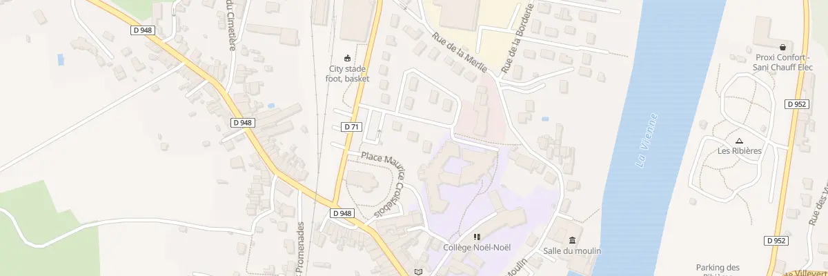 Plan du 6 Rue du Commandant Gary à Confolens