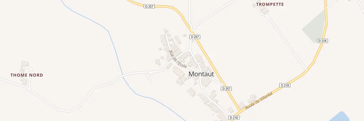 Plan du 68 Rue de l’Ecole à Montaut