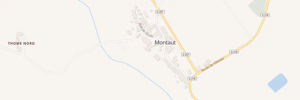 Plan du 137 Rue de la Mairie à Montaut