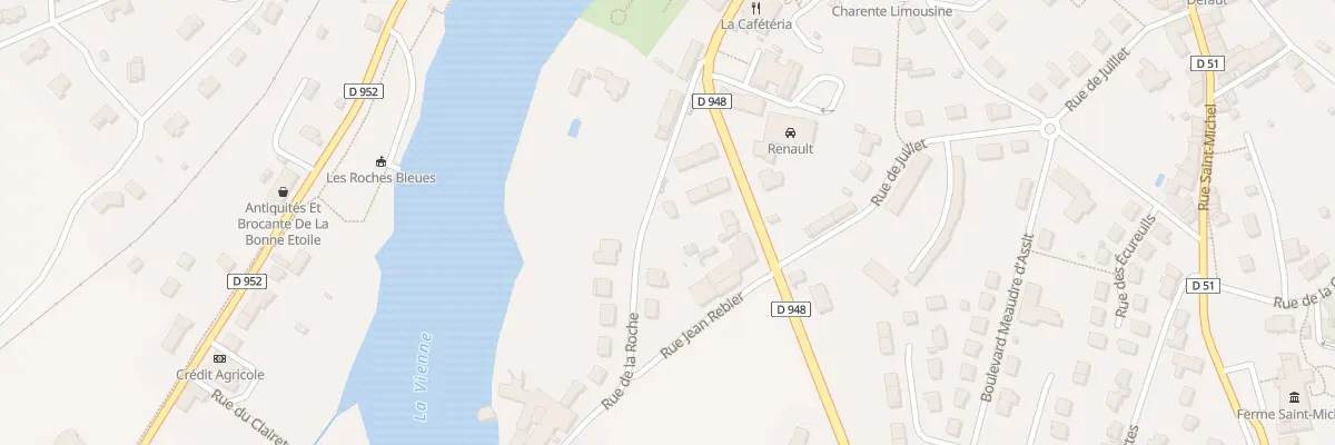 Plan du 3 Rue de la Roche à Confolens