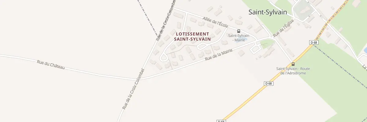 Plan du 11 Res du Calvaire à Saint-Sylvain