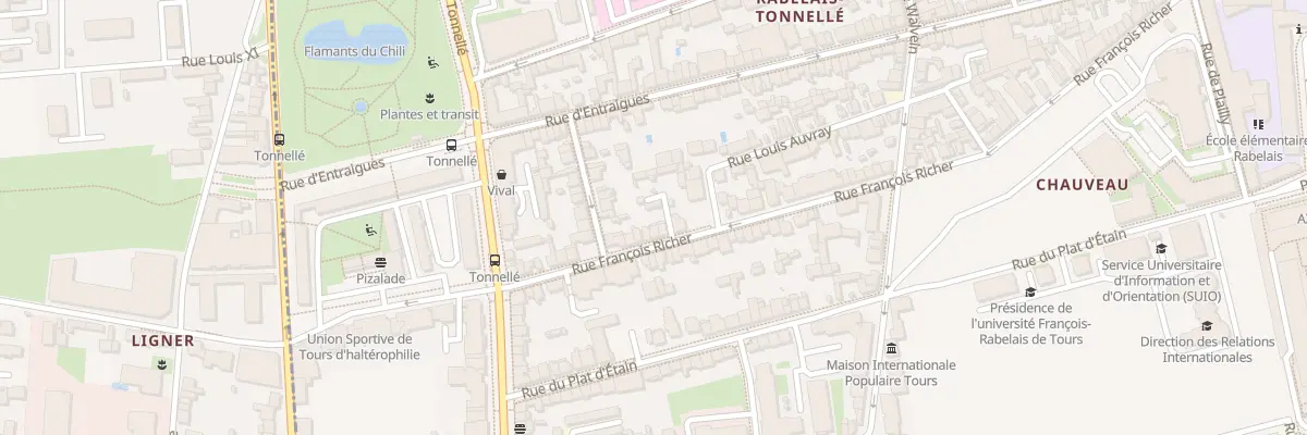 Plan du 145 Rue François Richer à Tours