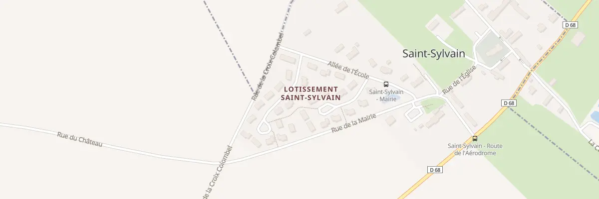 Plan du 15 Res du Calvaire à Saint-Sylvain