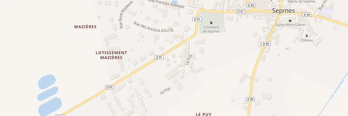 Plan du 13 Rue du Huit Mai 1945 à Sepmes