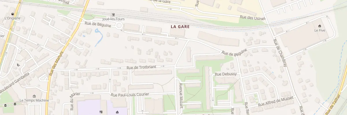 Plan du 50 Rue de Trotbriand à Joué-lès-Tours