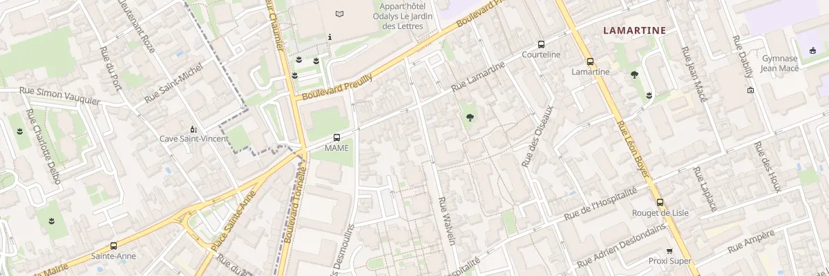 Plan du 13 Rue Walvein à Tours