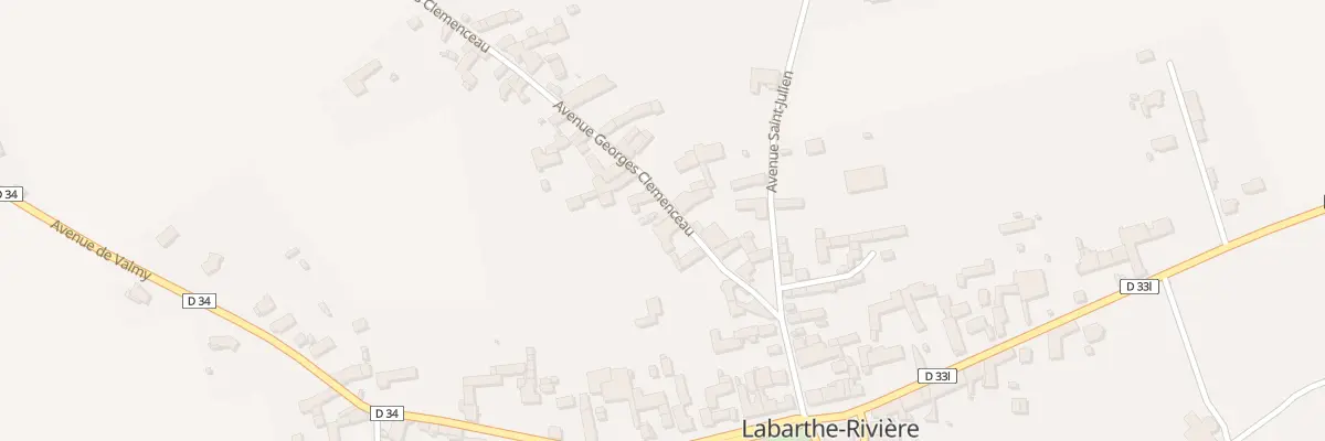 Plan du 7 Av Georges Clémenceau à Labarthe-Rivière