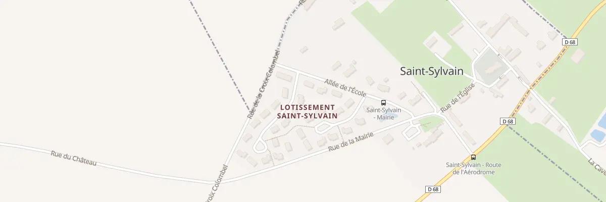Plan du 16 Res du Calvaire à Saint-Sylvain