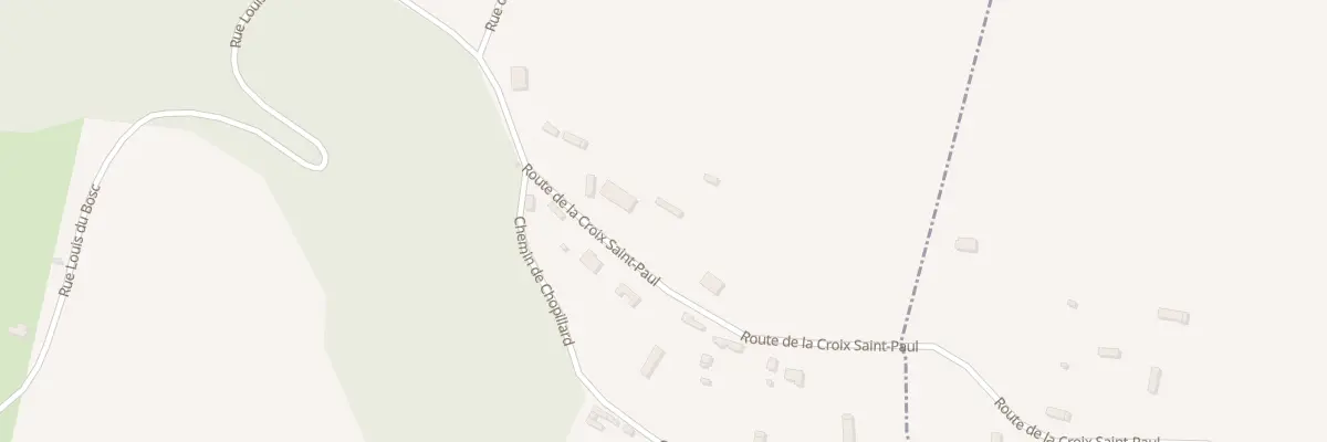Plan du 91 Rte de la Croix Saint Paul à Étréville