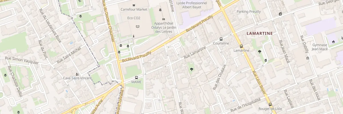 Plan du 8 Rue Walvein à Tours