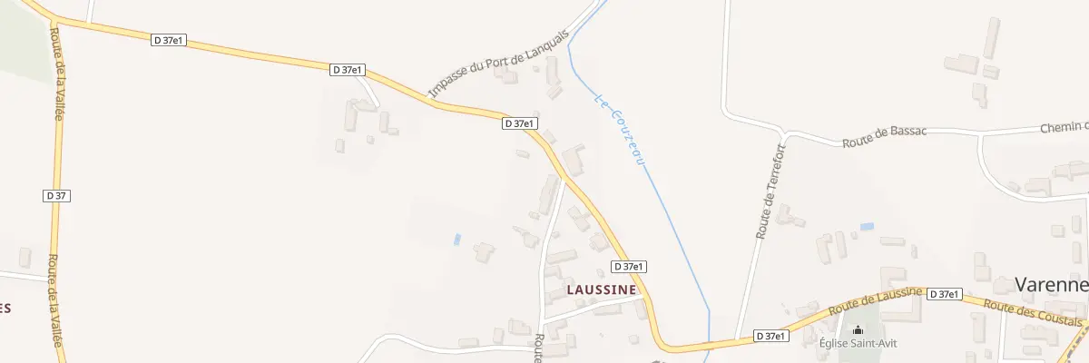 Plan du 109 Laussine à Varennes