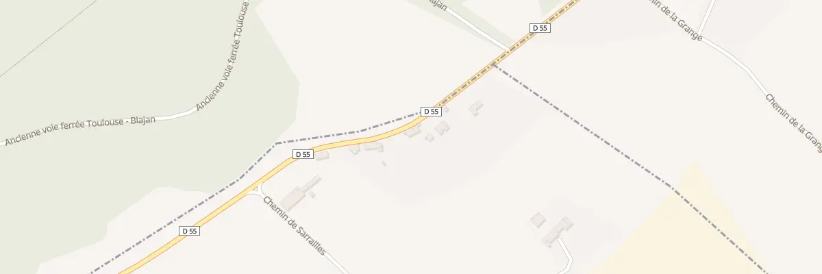 Plan du 570 Rte de Mondilhan à Blajan
