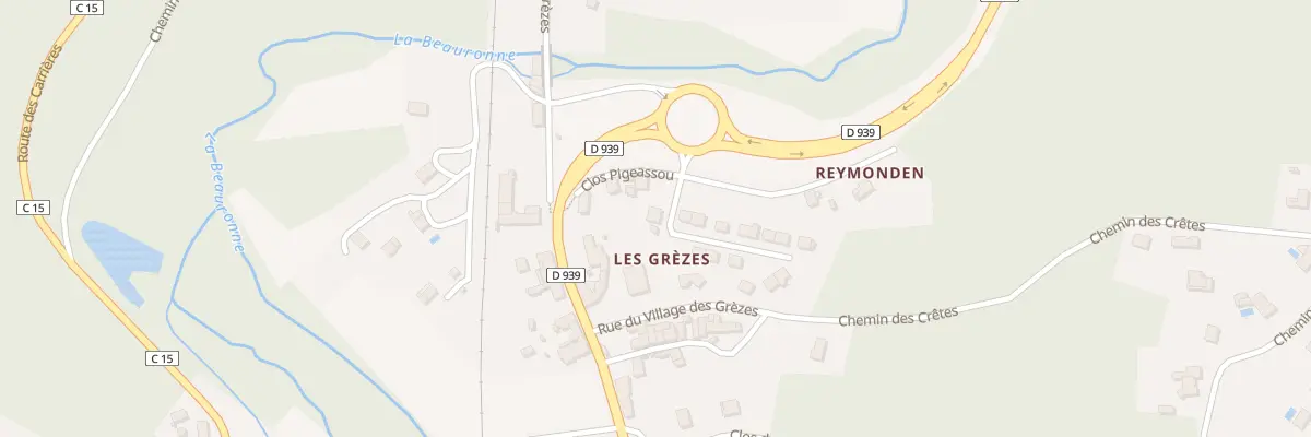 Plan du 2 Clos des Grèzes à Chancelade
