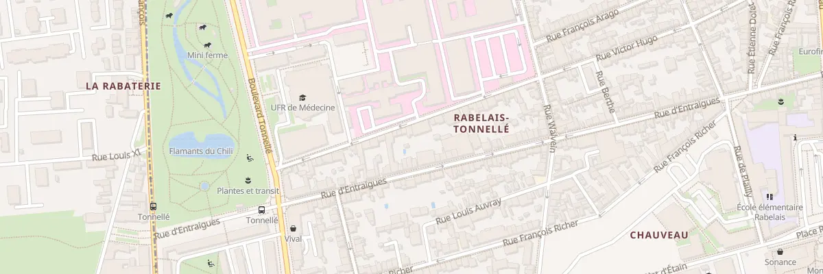 Plan du 314 Rue Victor Hugo à Tours