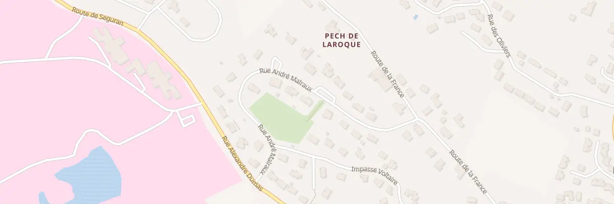 Plan du 14 Rue Andre Malraux à Pont-du-Casse