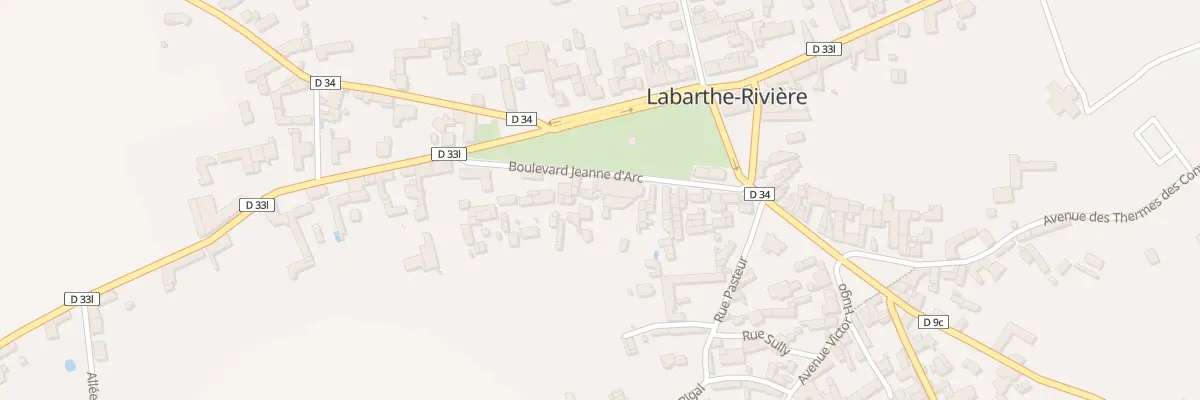 Plan du 29 Bd Jeanne d’Arc à Labarthe-Rivière