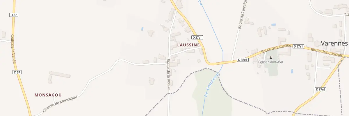 Plan du 103 Laussine à Varennes