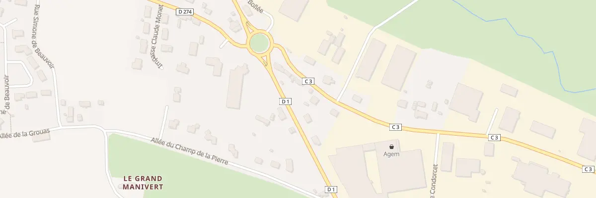 Plan du 6 Rue de la Tuilerie à Cherré-Au