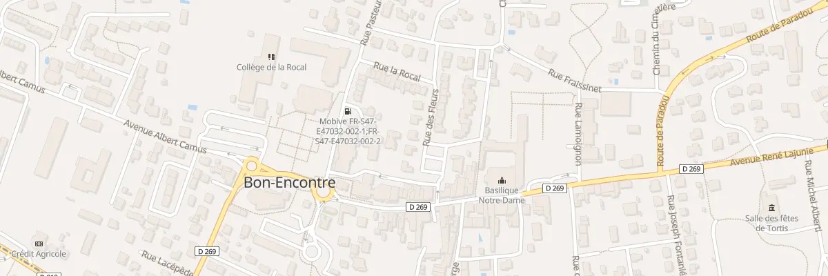 Plan du 8 Rue des Fleurs à Bon-Encontre