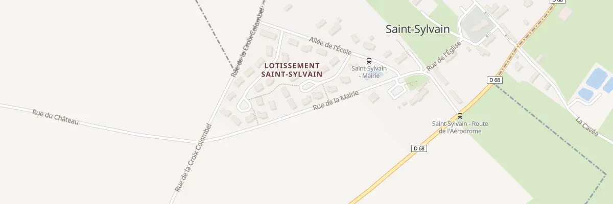 Plan du 26 Res du Calvaire à Saint-Sylvain