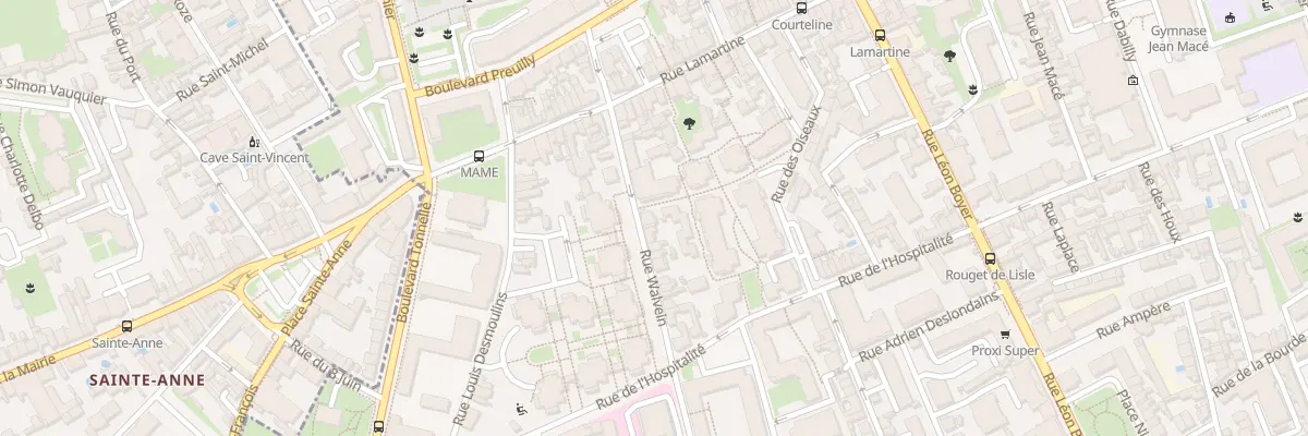 Plan du 30 Rue Walvein à Tours