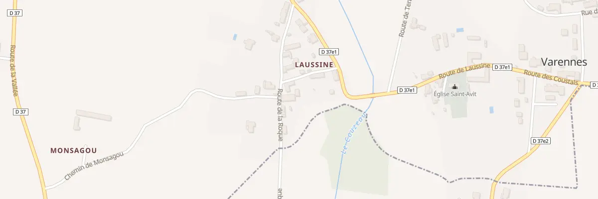 Plan du 104 Laussine à Varennes