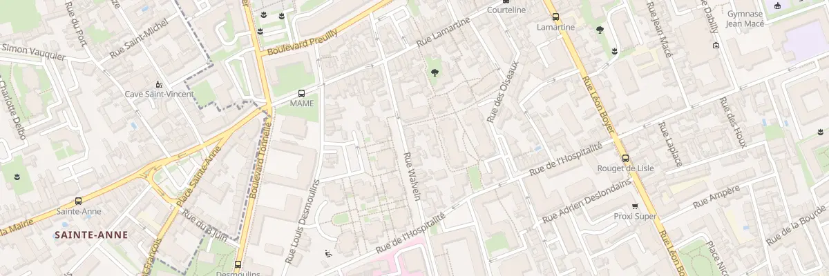 Plan du 40 Rue Walvein à Tours