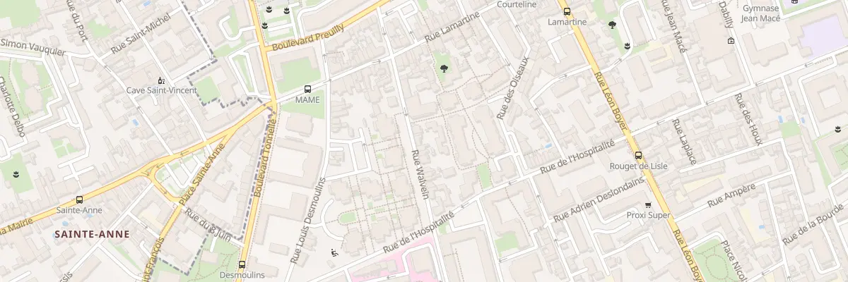 Plan du 32 Rue Walvein à Tours