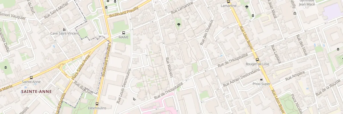 Plan du 34 Rue Walvein à Tours