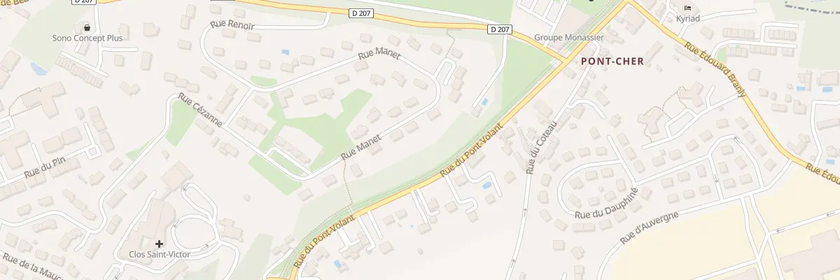 Plan du 16 Rue Cézanne à Joué-lès-Tours