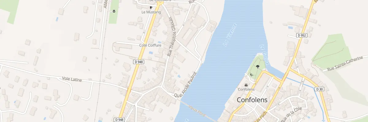Plan du 16 Rue Theophile Gibouin à Confolens